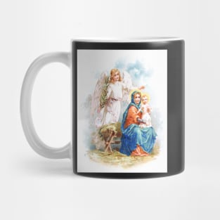 Madonna, Child and Angel Mug